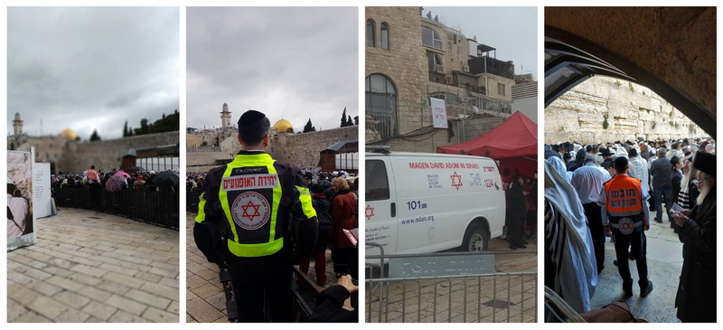 ברכת הכהנים המסורתית בכותל המערבי בירושלים
