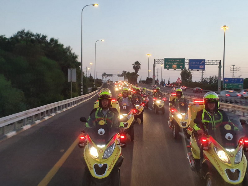 עשרים מתנדבי מד"א קיבלו תעודות הצטיינות 