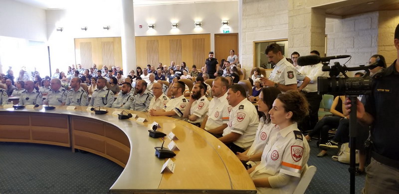 עיריית ירושלים מצדיעה למד"א ושאר כוחות הביטחון