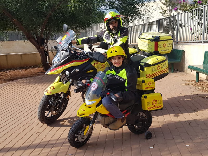 אופנוע מד"א כמו של אבא