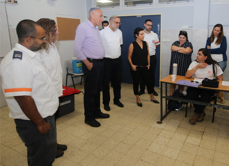 ח"כ מוטי יוגב בביקור במד"א: