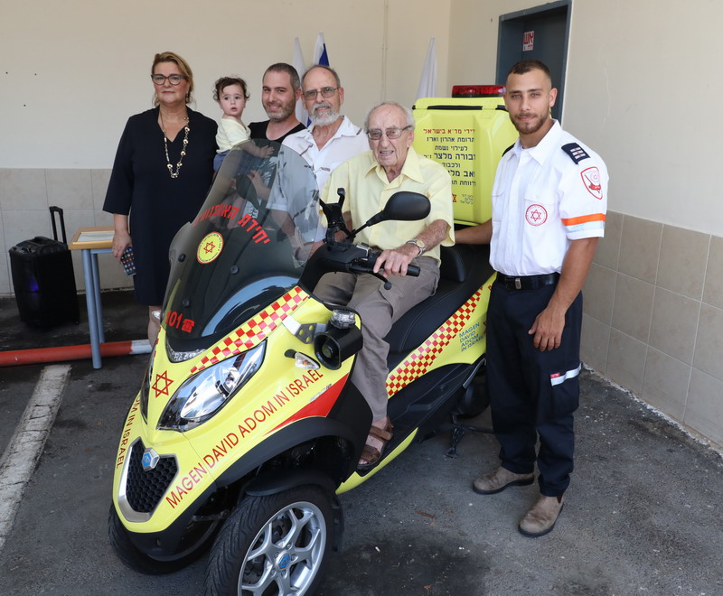 חזר לחיים ותרם אופנוע להצלת חיים
