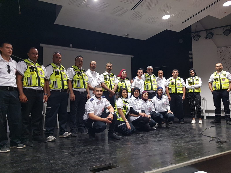 הסתיים הקורס הראשון של מגן דוד אדום בטייבה