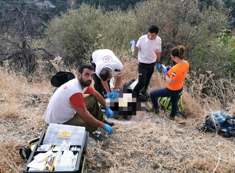 בליווי חובשת ממוקד 101: ילד בן 11 הציל את חיי אביו