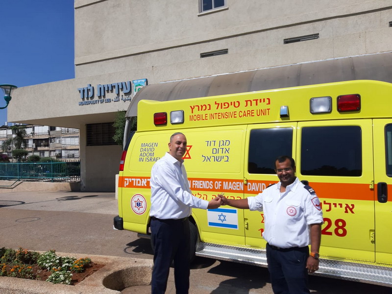 ניידות טיפול נמרץ חדשות בצי הרכב של מד"א ברמלה-לוד