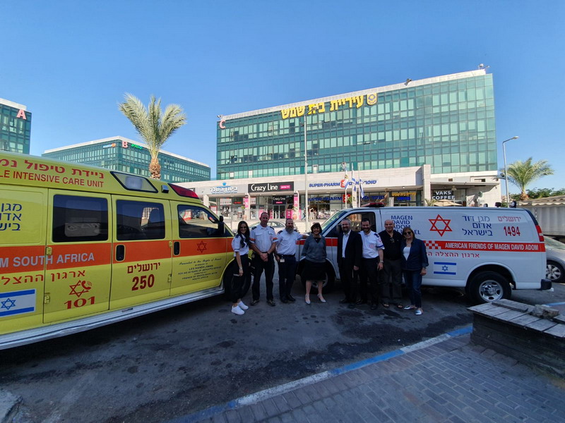 נט"נ ואמבולנס חדשים מצטרפים לצי של מד"א בבית שמש