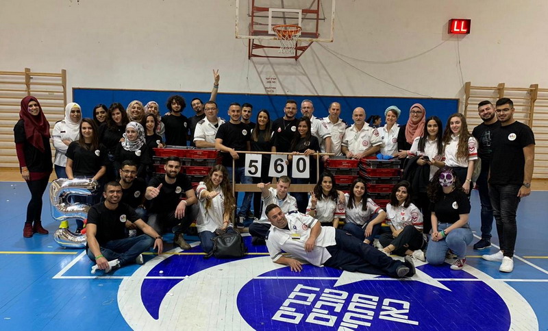560 מנות דם בשבוע התרמה מיוחד בסכנין
