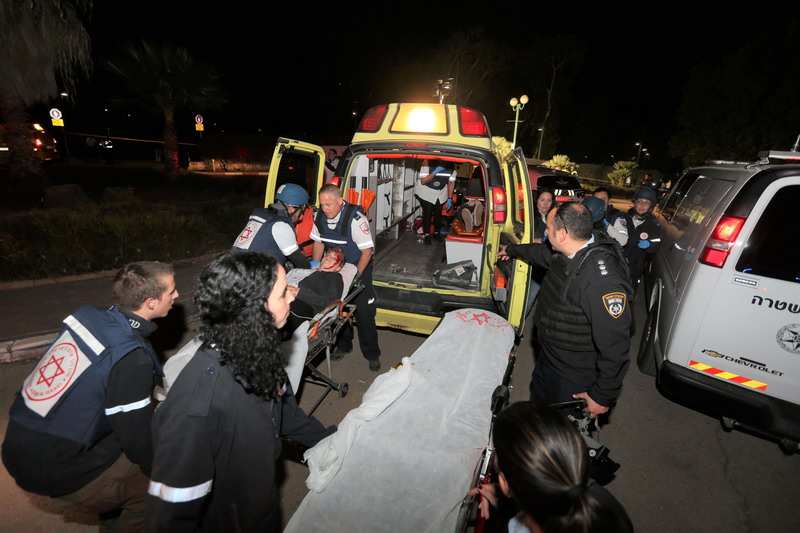 תרגיל אירוע רב נפגעים של מד"א בתל אביב