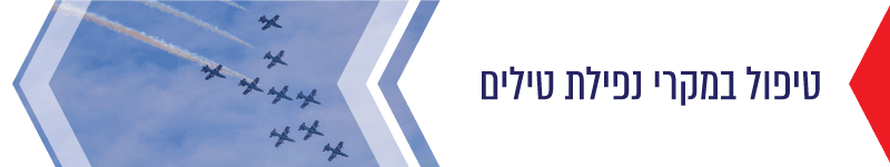 טיפול במקרי של נפילת טיל