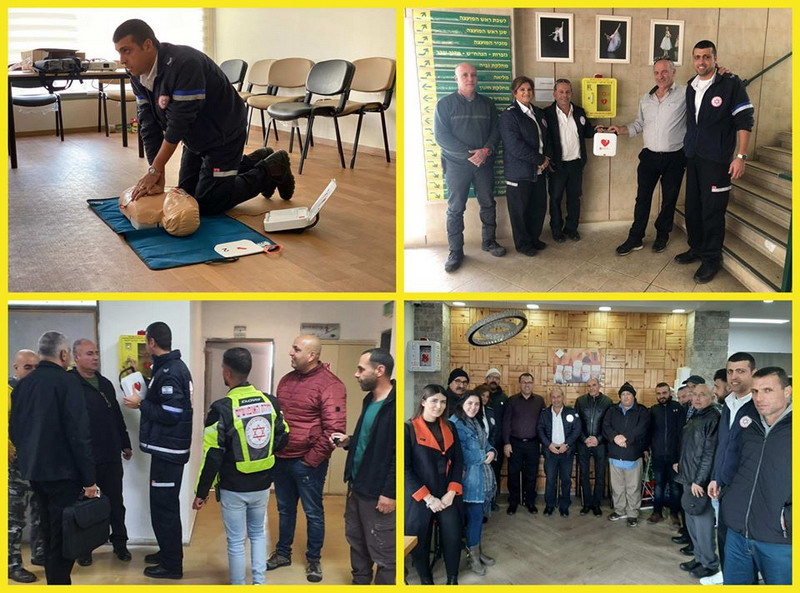 מד"א מרחיב את פרישת מכשירי הדפיברילטור בצפון הארץ