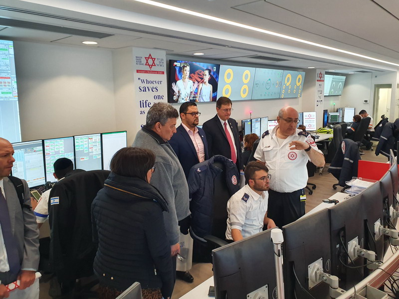 בכירי מערכת הבריאות בקוסטה ריקה ביקרו במגן דוד אדום