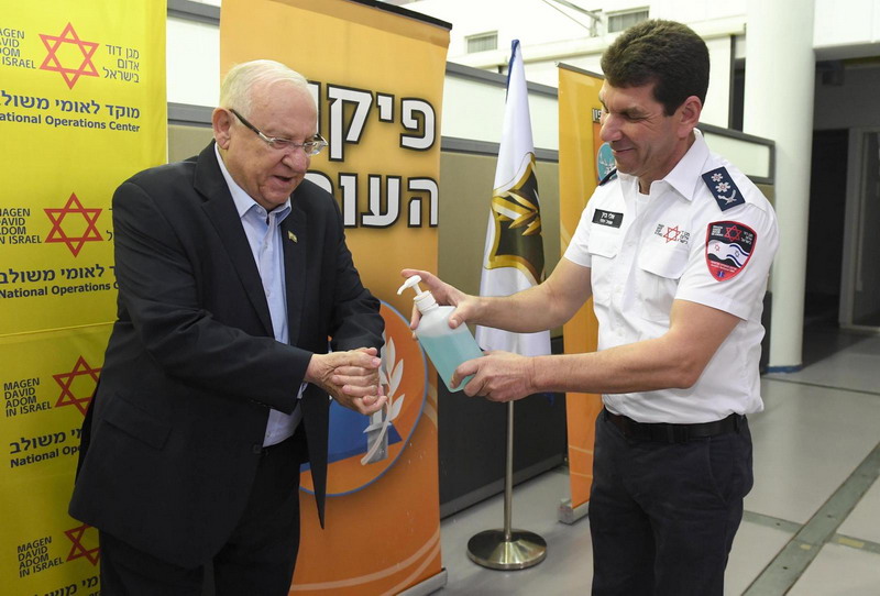 נשיא המדינה חנך מוקד נוסף של מגן דוד אדום
