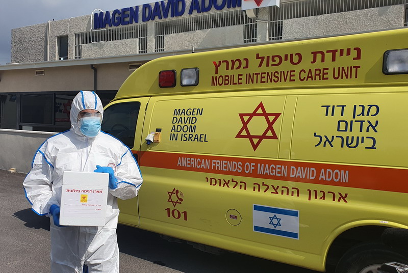  סטודנטים לרפואה יכפילו את מספר הדוגמים ברחבי הארץ; משרד הבריאות ומגן דוד אדום יגדילו את מספר הבדיקות