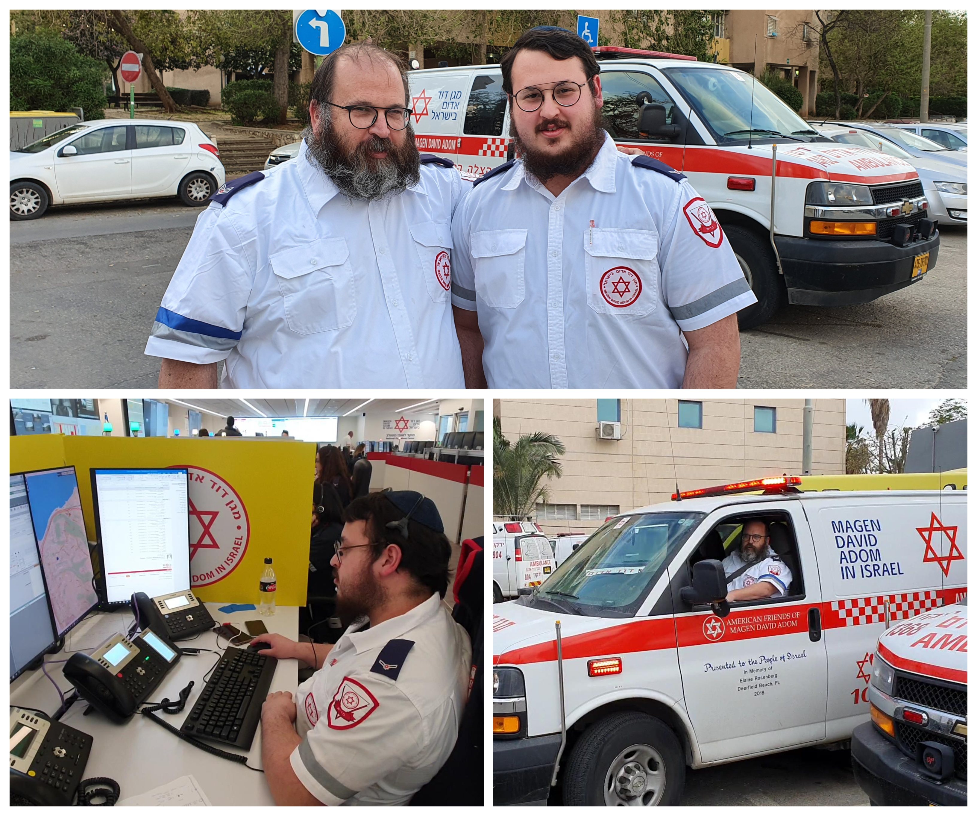 אחרי שהחלימו מנגיף הקורונה: האב והבן חזרו למד"א