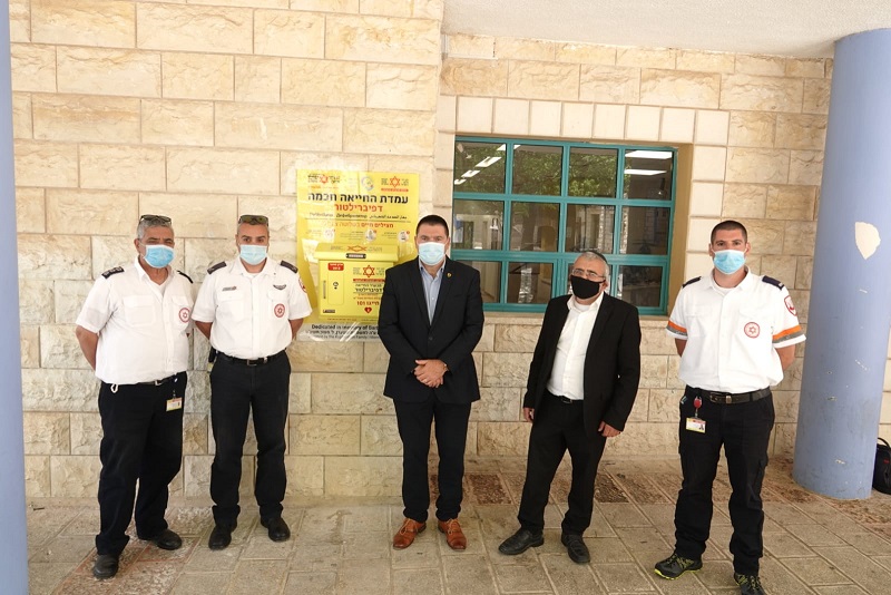 2 מכשירי דפיברילטור של מד"א הוצבו ברחבי העיר צפת