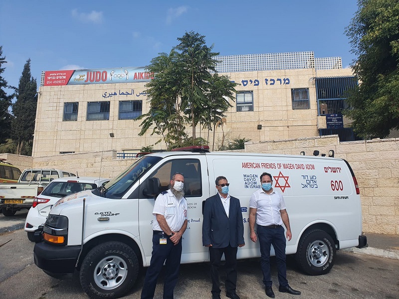 נקודת הזנקה חדשה של מד"א באבו גוש