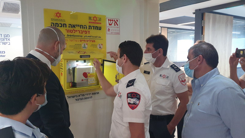 ביקור שר הבט"פ במד"א