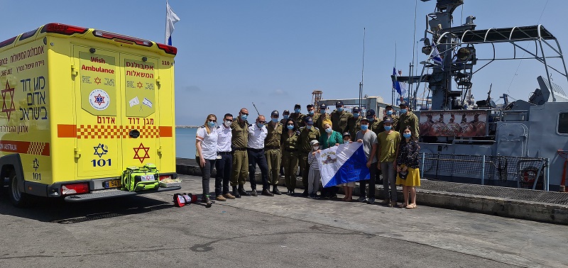 הושק אמבולנס המשאלות החדש של מד"א בהפלגה מיוחדת: