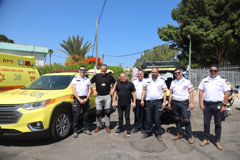 נקודת הזנקה חדשה של מגן דוד אדום באשקלון