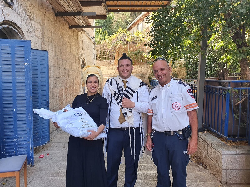 הלידה בבית בירושלים והמחווה המרגשת