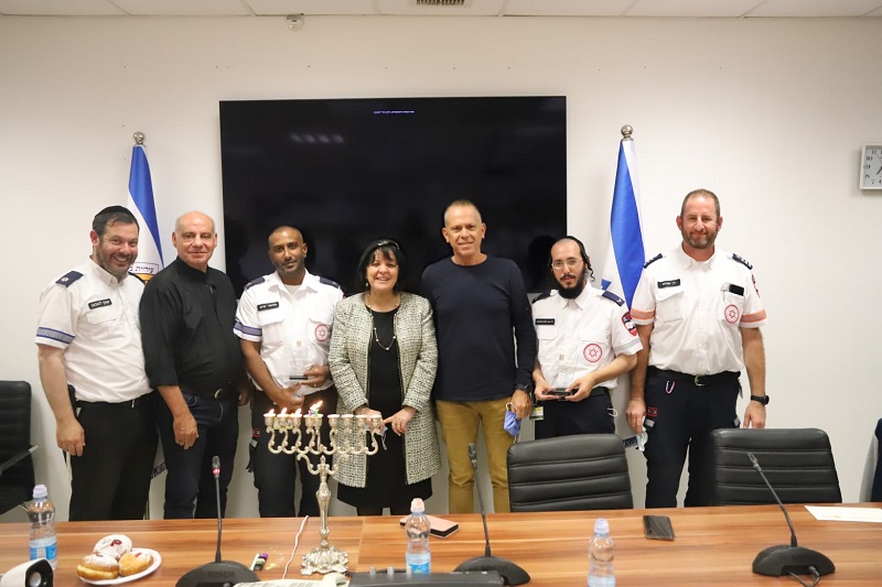 החובשים המצטיינים של מד"א בבית שמש