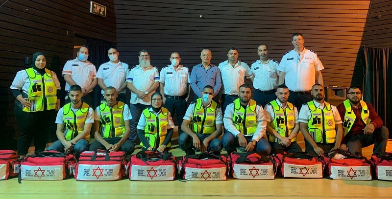 מעבים את מערך הסיוע הרפואי של מד"א בג'לג'וליה