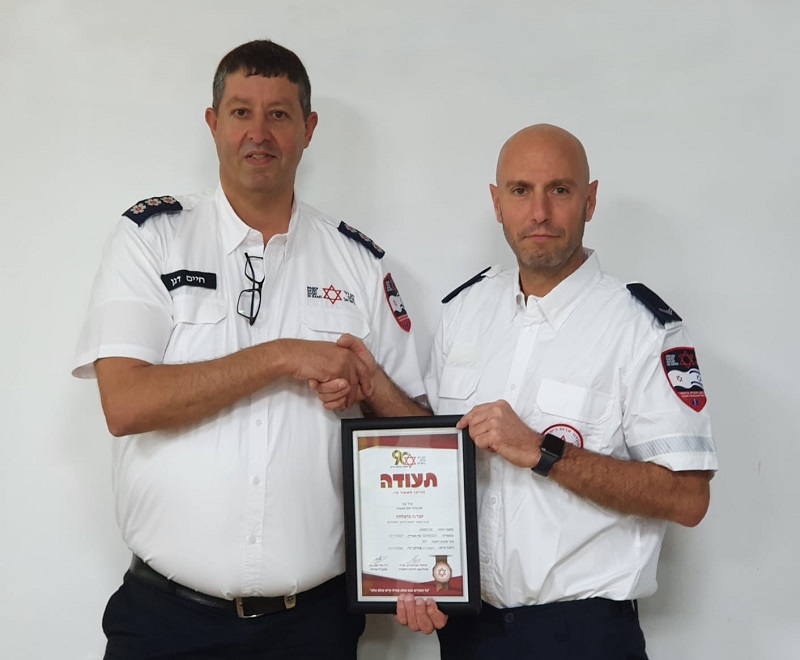 ניצל בזכות מד"א ועכשיו מציל חיים בעצמו