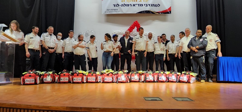 מעבים את מערך הסיוע הרפואי של מגן דוד אדום ברמלה ולוד