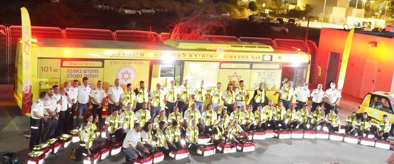 מעבים את מערך הסיוע הרפואי של מגן דוד אדום בדרום הארץ