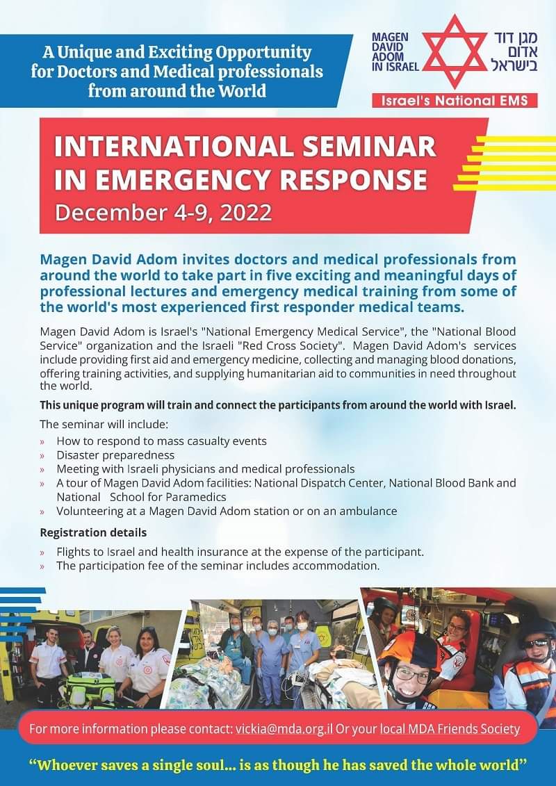 International Seminar in Emergency Response