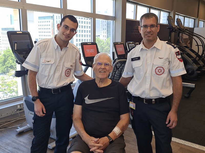 לאחר שניצל בזכות המפעם כשלקה בדום לב: