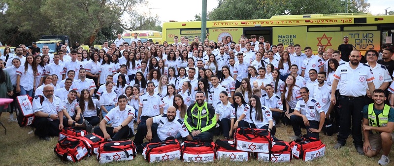 כ-150 חובשי רפואת חירום ובני נוער מגישי עזרה ראשונה חדשים הצטרפו למשפחת מד"א