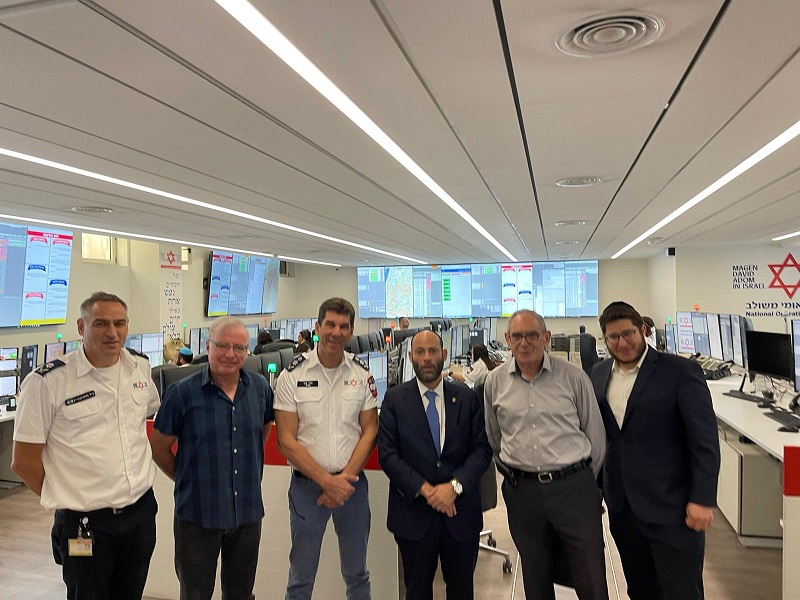 Yossi Erblich, Presidential Award Winner, Visits MDA