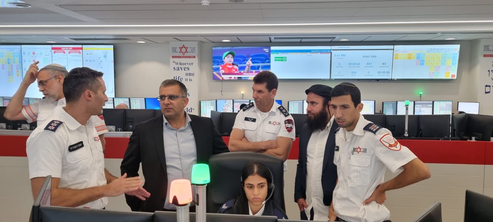 MK Ofir Sofer visits MDA