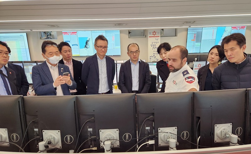 באו ללמוד על מצבי חירום: משלחת אנשי רפואה מיפן