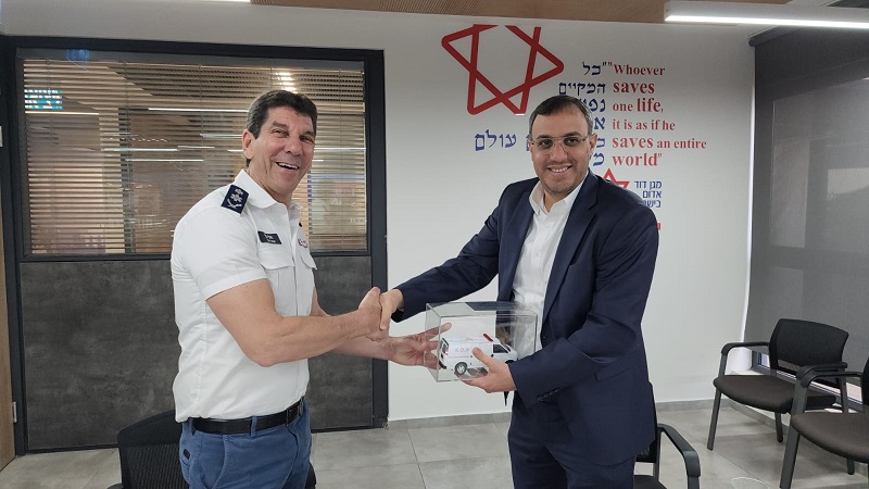 ח"כ מישרקי, חבר בוועדות כספים וחוקה, בביקור במד"א