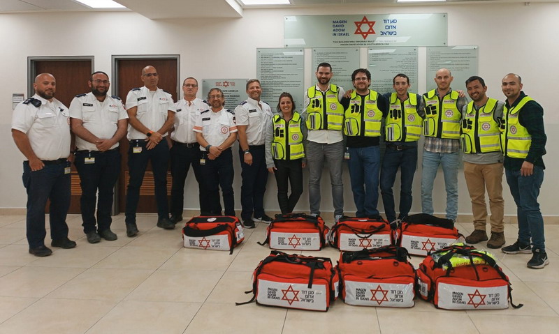 רופאים מהדסה ושערי צדק הצטרפו ליחידת הכוננים בירושלים