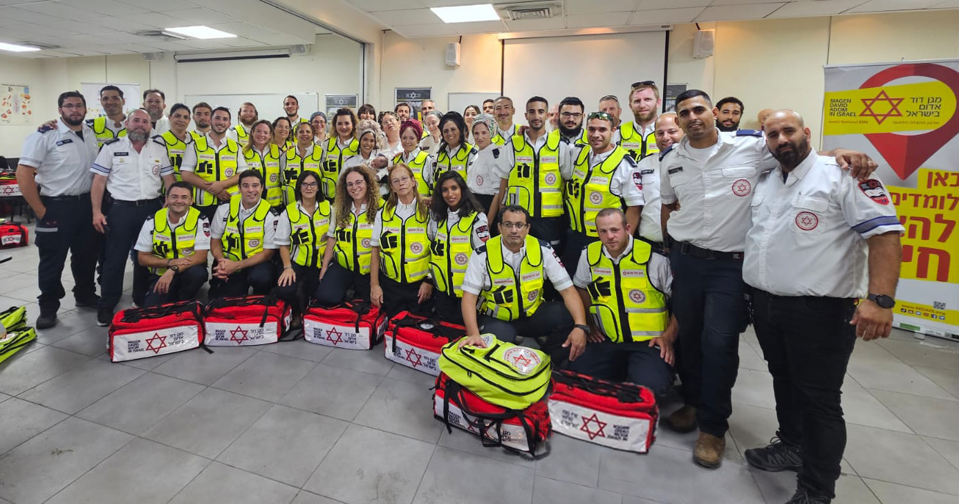 מעבים את המערך הרפואי של מגן דוד אדום בשומרון