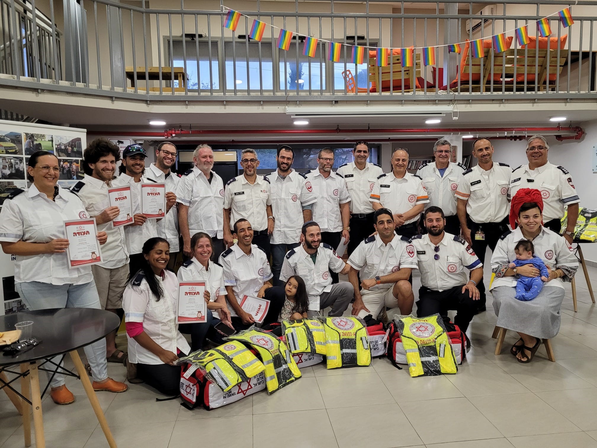 16 מתנדבים הצטרפו ליחידת כונני התגובה המיידית בנגב 