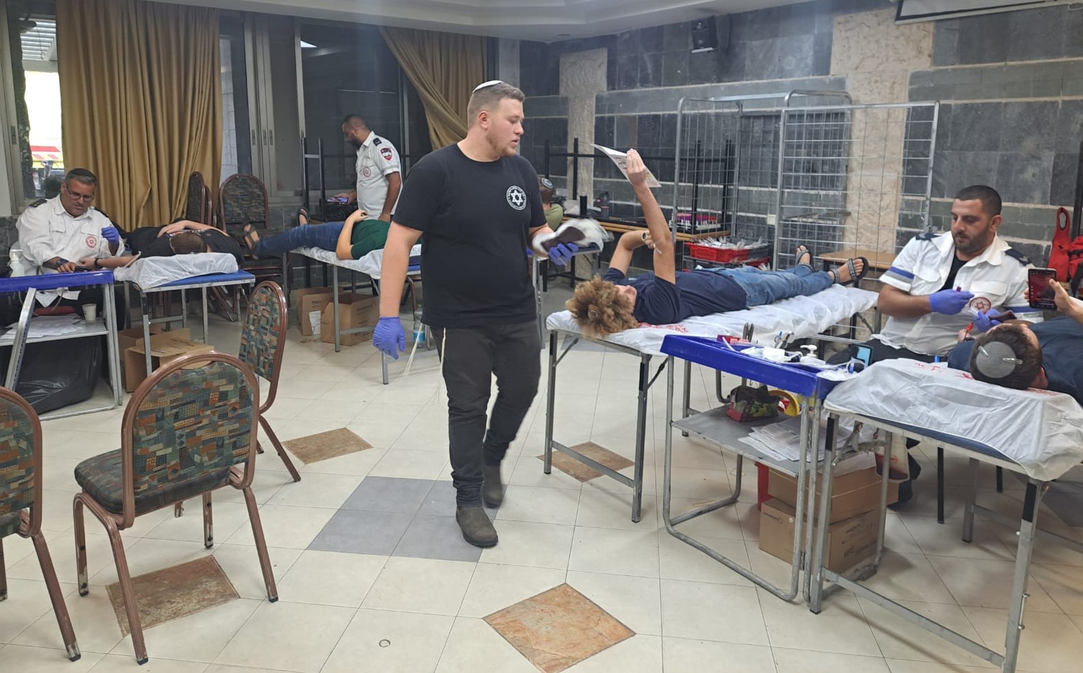 מבצע התרמת דם בישיבת ההסדר קריית שמונה