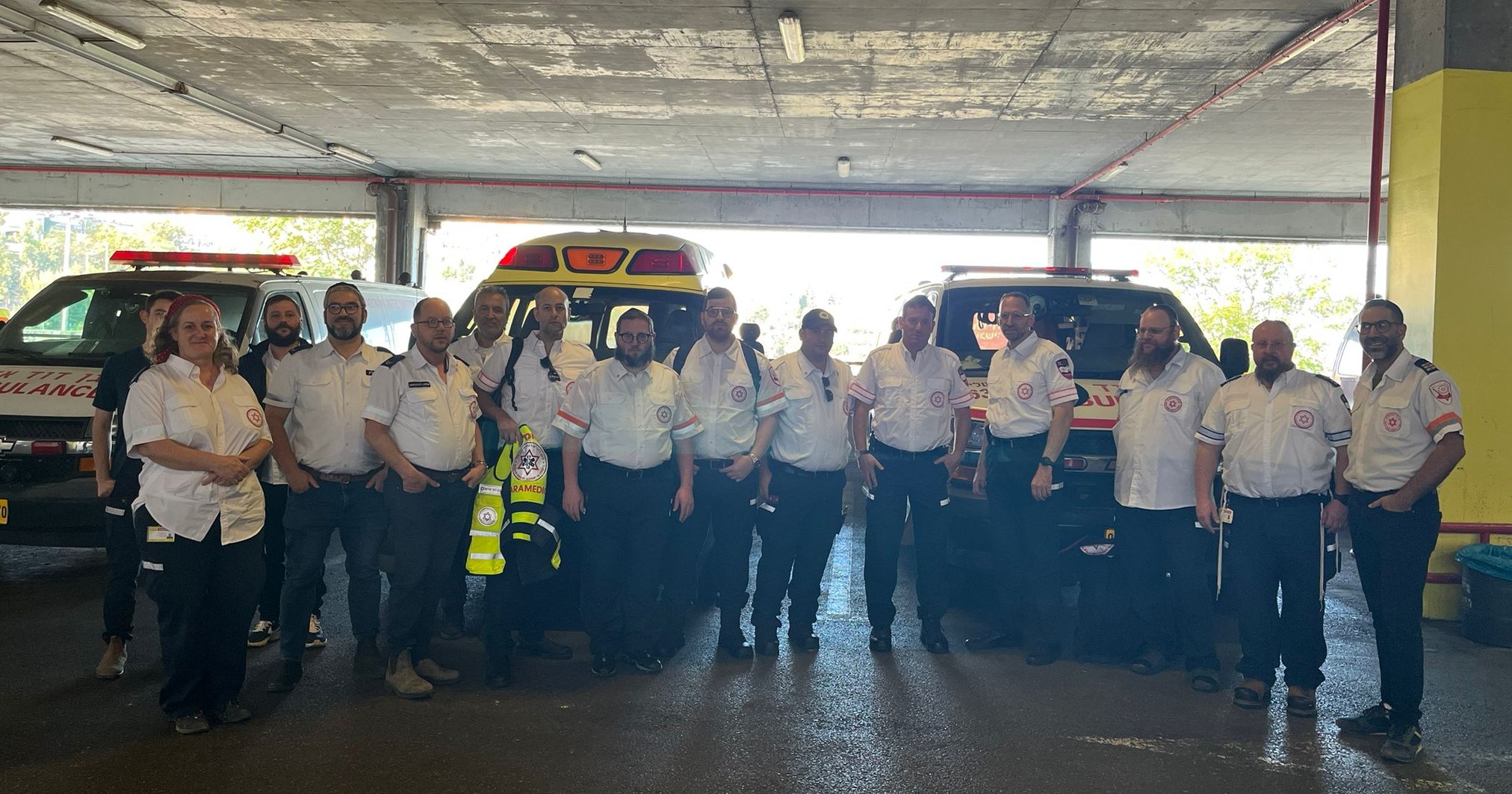 30 אנשי רפואה מארה"ב וצרפת הצטרפו לצוותי מד"א