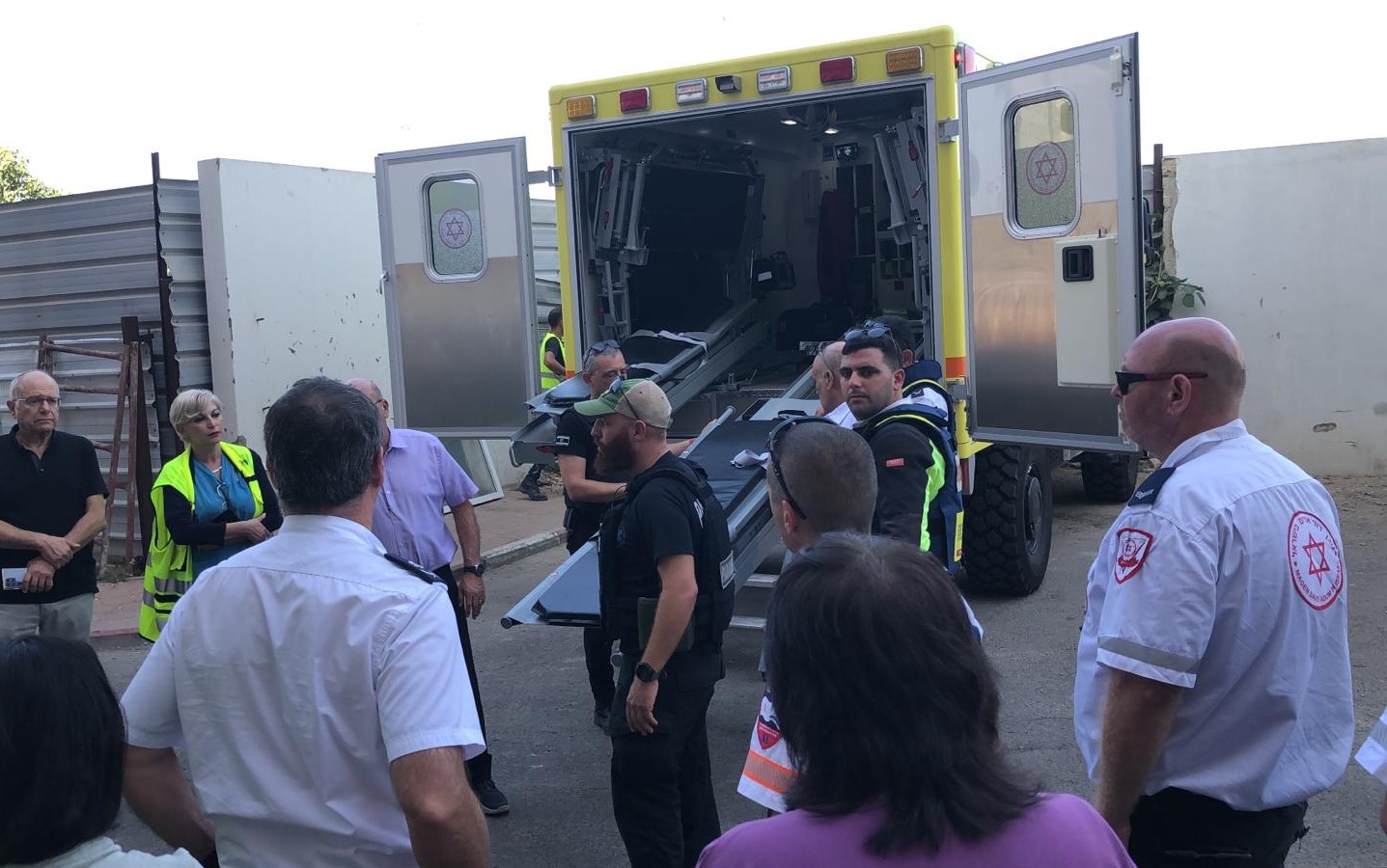 צוותי מד״א תרגלו שינוע פצועים מורכבים ברכבים מיוחדים