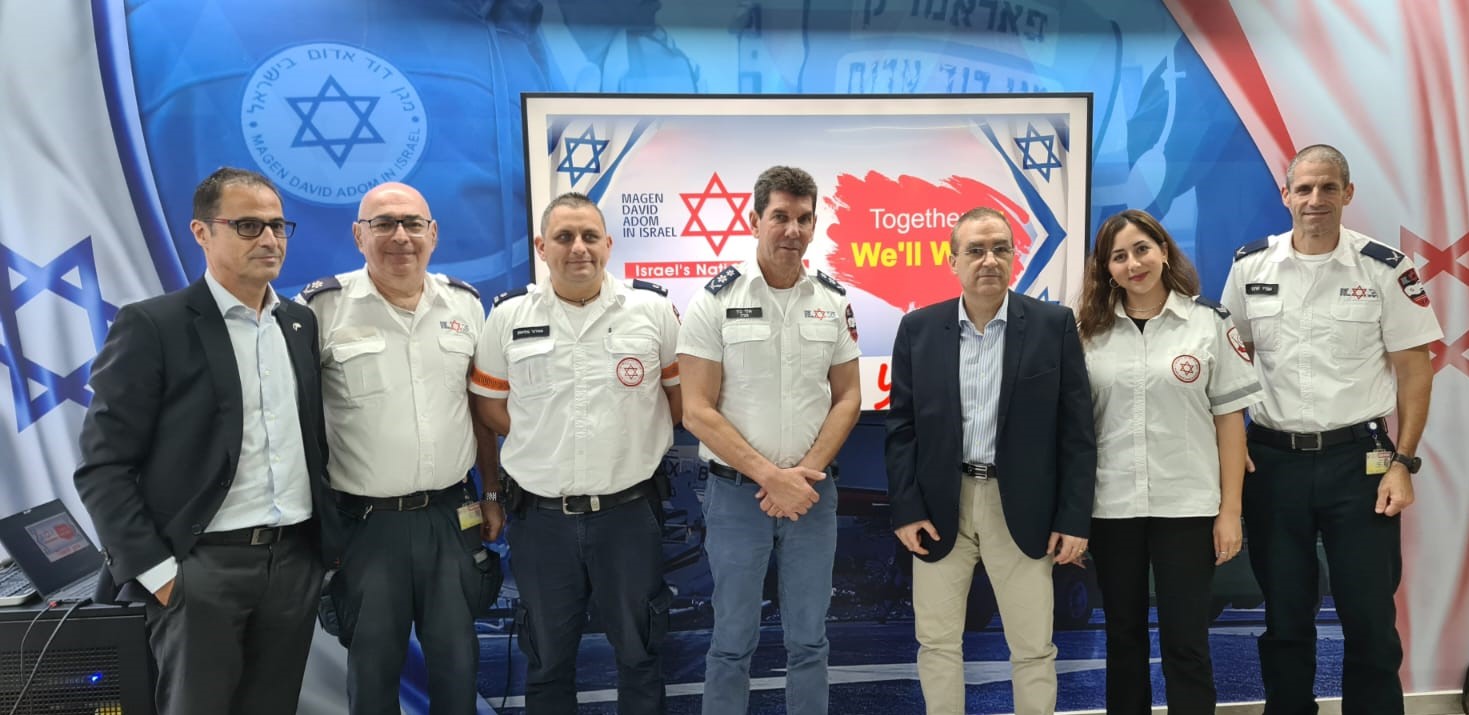 שגריר האיחוד האירופי דימיטר טזאנצ'ב ביקר במד"א