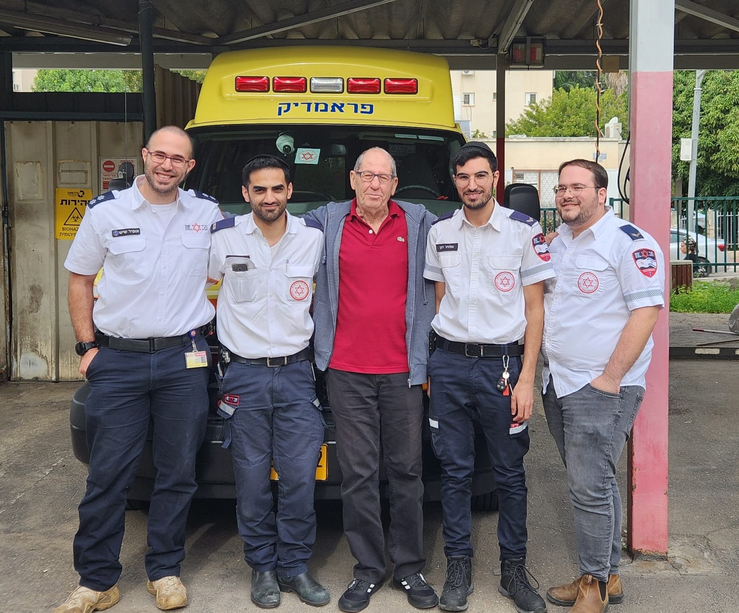 מזל: לקה בדום לב סמוך לתחנת מד"א