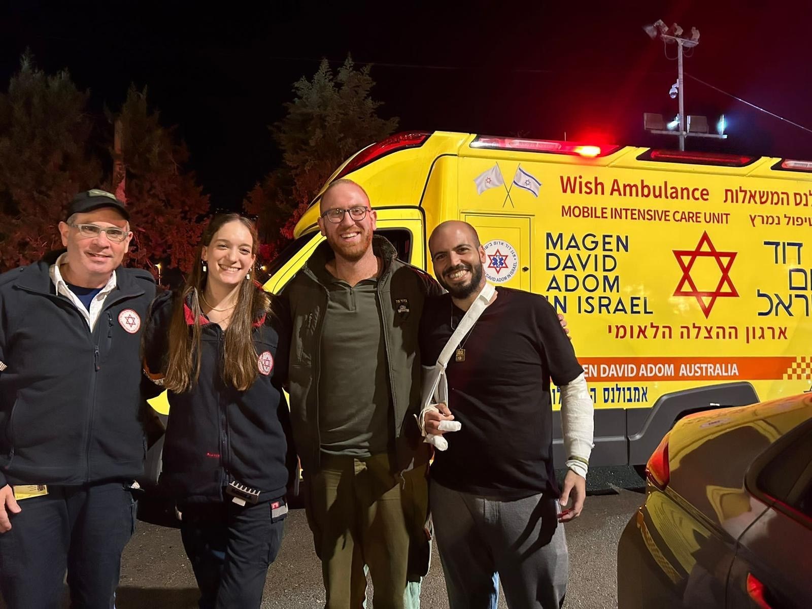 אמבולנס המשאלות של מד"א והחייל שנפצע קשה בעזה