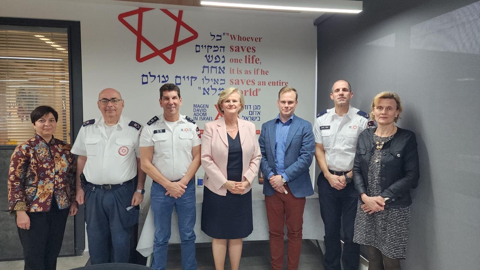 Finnish Government in aid to Magen David Adom