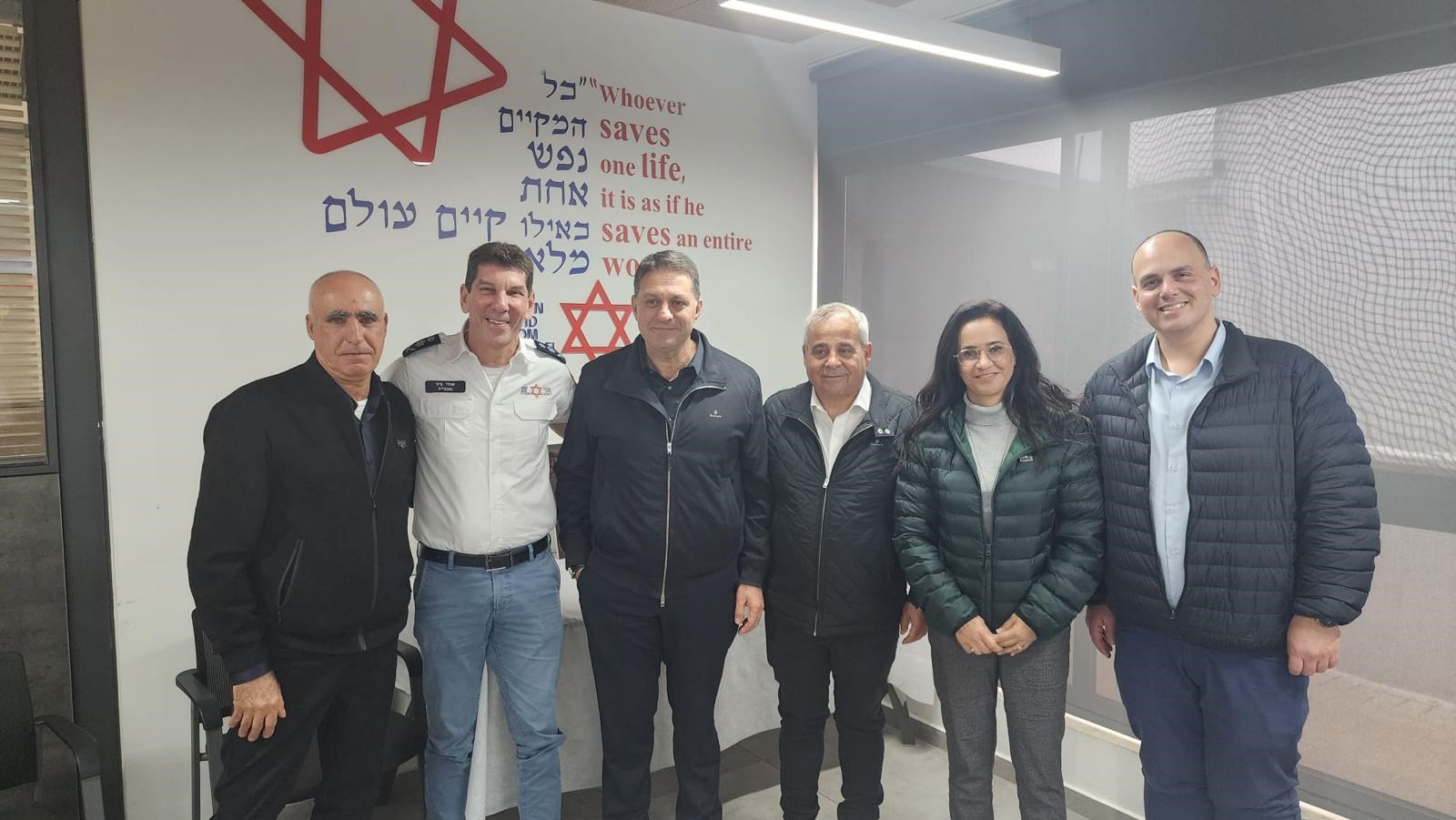 ביקור ראשי העיריות במד"א