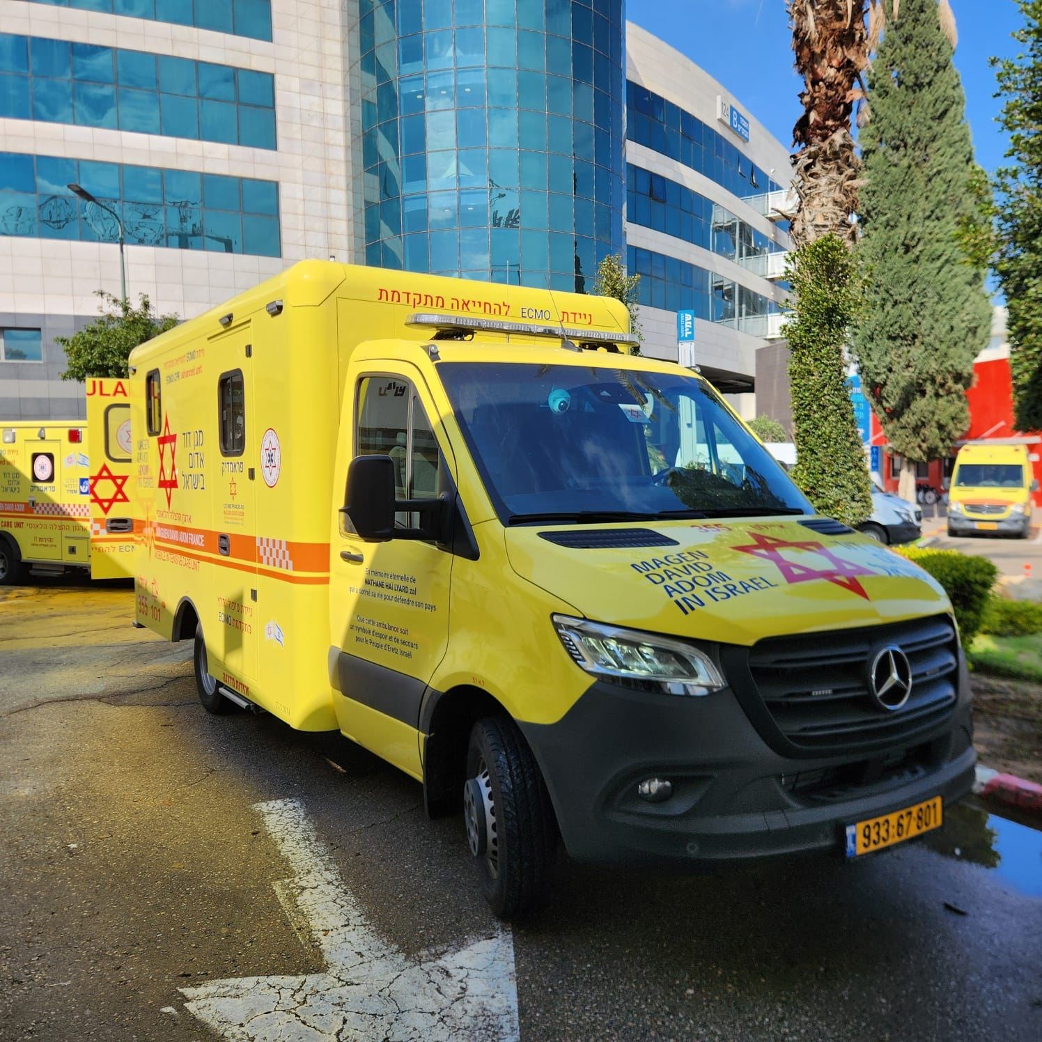ניידת אקמו ראשונה מסוגה בישראל נתרמה למגן דוד אדום