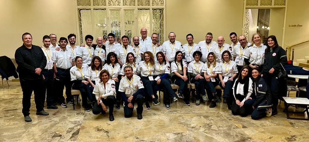 30 רופאים מצרפת הצטרפו ליחידה הבינלאומית של מד"א