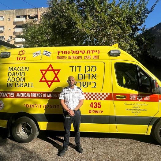 גבורה: חילצו תחת אש אחרי נפילת הרקטה